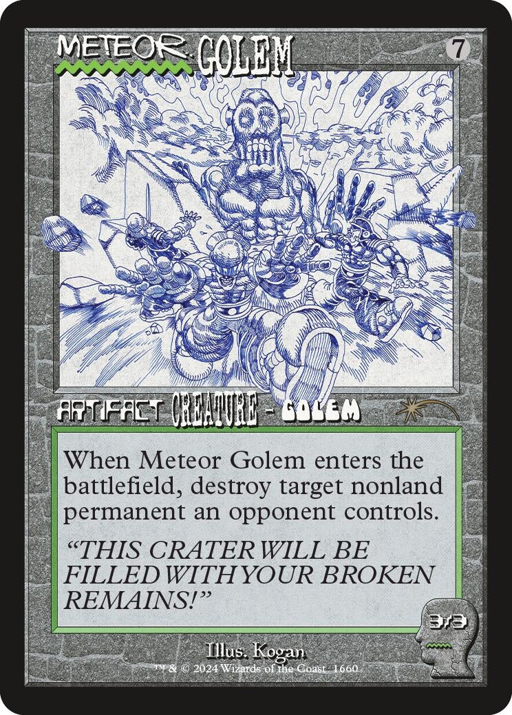 Image for Meteor Golem (1660) (1660) [Secret Lair Drop Series] - Magic: The Gathering