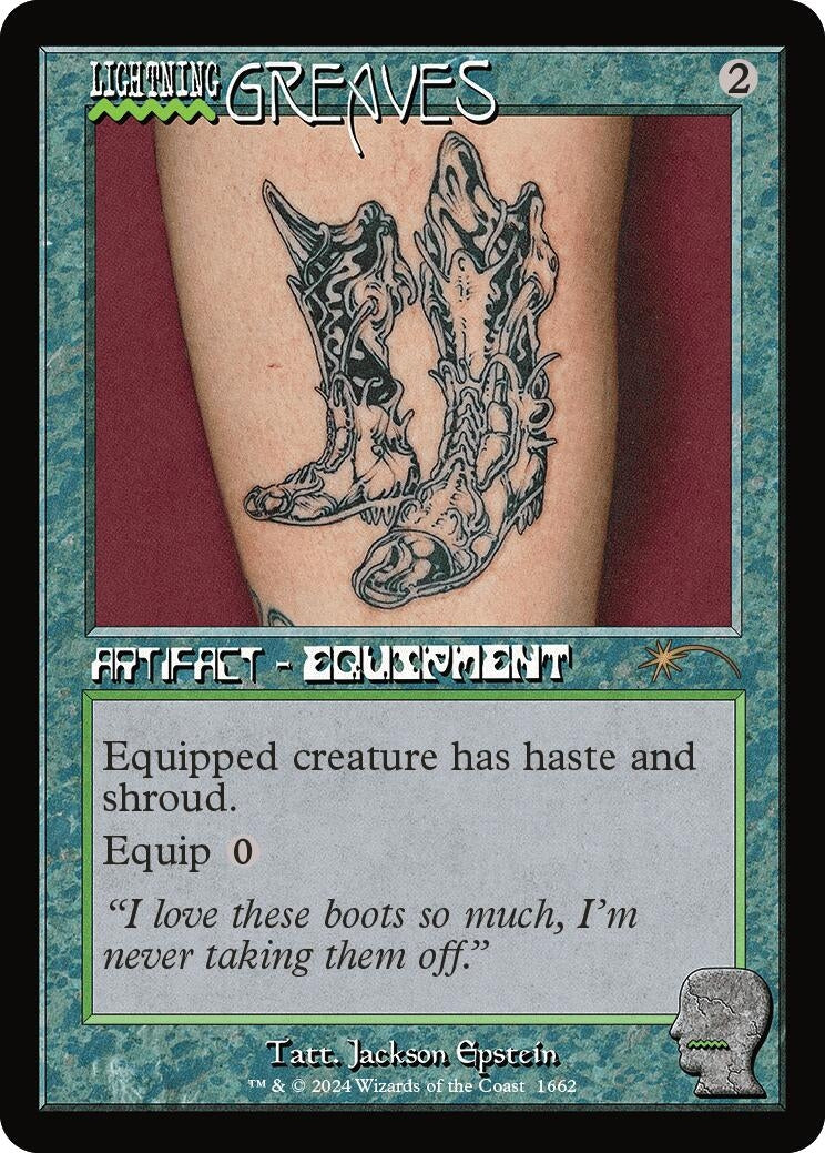 Image for Lightning Greaves (1662) (1662) [Secret Lair Drop Series] - Magic: The Gathering