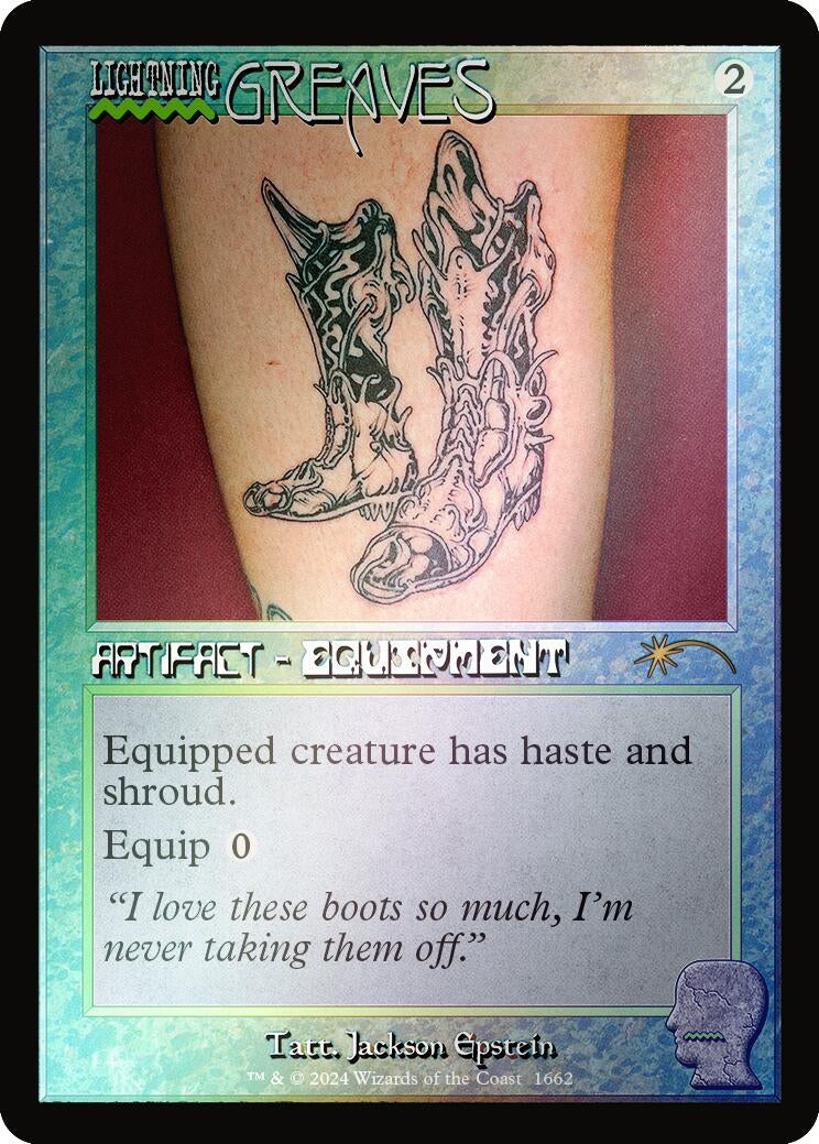 Image for Lightning Greaves (1662) (Rainbow Foil) (1662) [Secret Lair Drop Series] - Magic: The Gathering