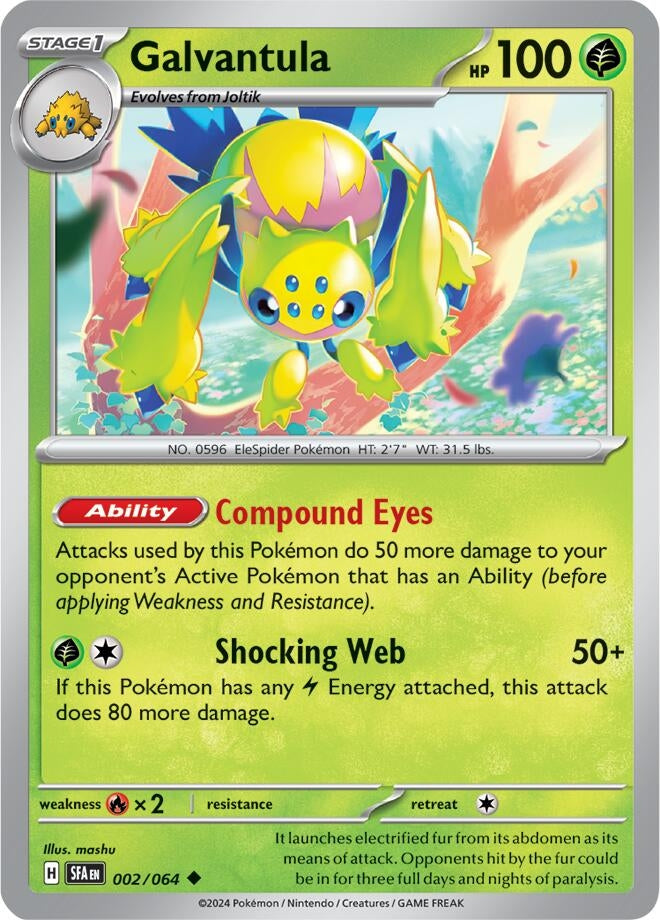 Image for Galvantula (002/064) [SV: Shrouded Fable] - Pokemon