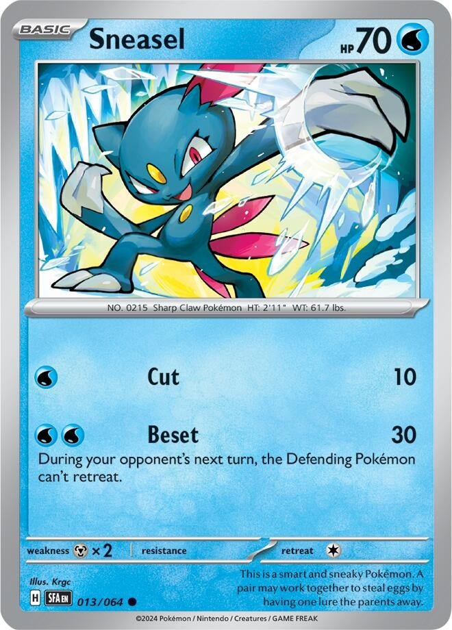 Image for Sneasel (013/064) [SV: Shrouded Fable] - Pokemon