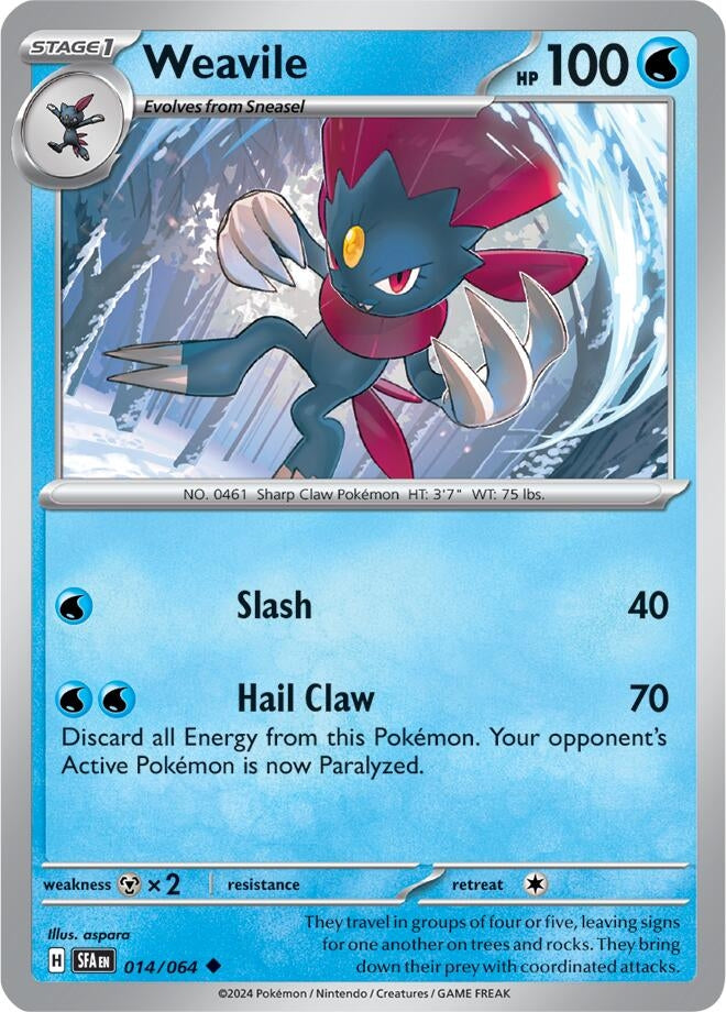 Weavile (014/064) [SV: Shrouded Fable]