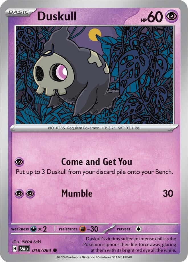 Image for Duskull (018/064) [SV: Shrouded Fable] - Pokemon