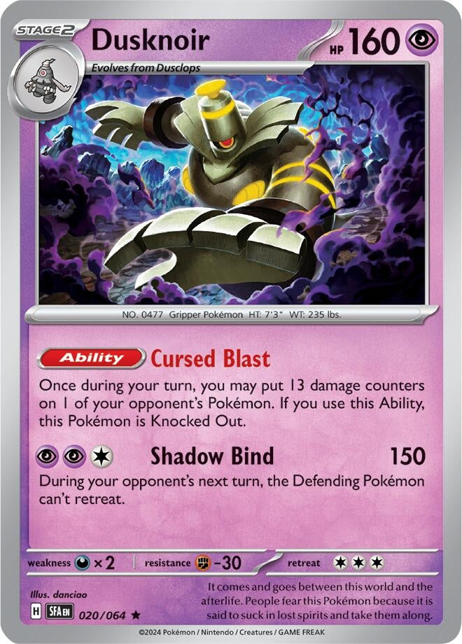 Image for Dusknoir (020/064) [SV: Shrouded Fable] - Pokemon
