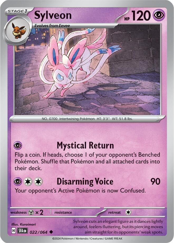 Image for Sylveon (022/064) [SV: Shrouded Fable] - Pokemon