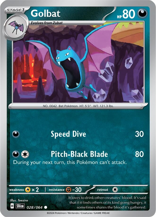 Image for Golbat (028/064) [SV: Shrouded Fable] - Pokemon