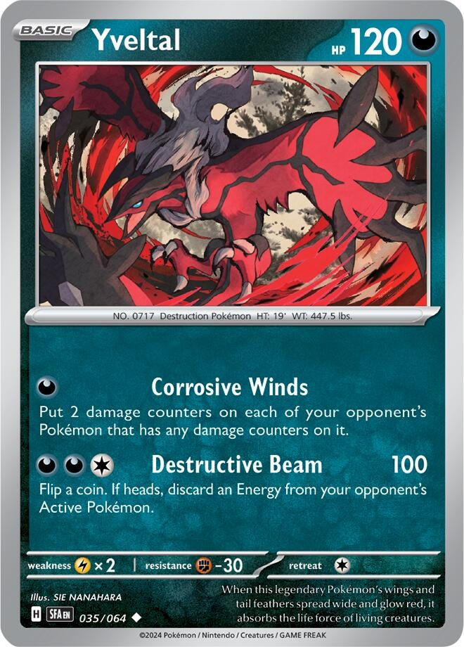 Image for Yveltal (035/064) [SV: Shrouded Fable] - Pokemon