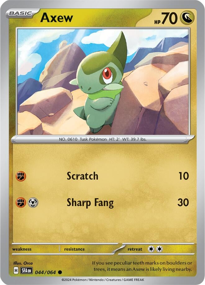 Image for Axew (044/064) [SV: Shrouded Fable] - Pokemon