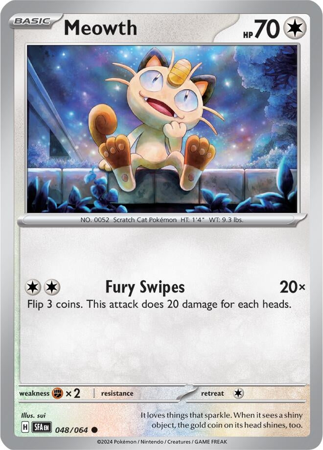 Image for Meowth (048/064) [SV: Shrouded Fable] - Pokemon