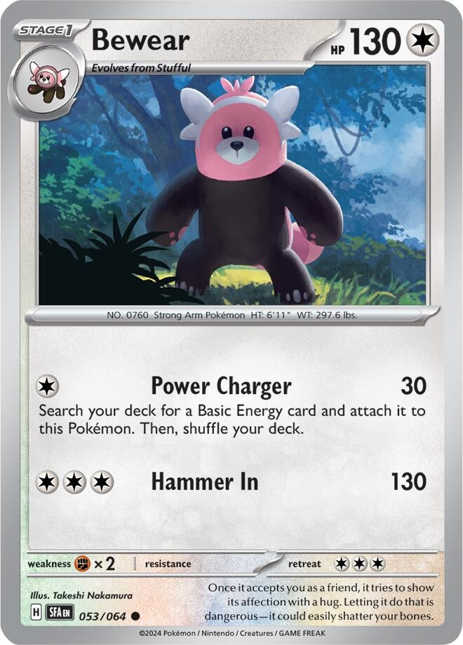 Image for Bewear (053/064) [SV: Shrouded Fable] - Pokemon