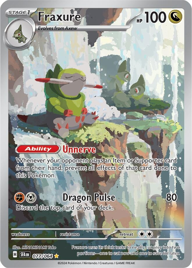 Image for Fraxure (077/064) [SV: Shrouded Fable] - Pokemon