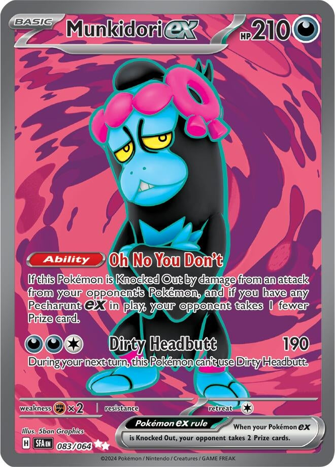 Image for Munkidori ex (083/064) [SV: Shrouded Fable] - Pokemon