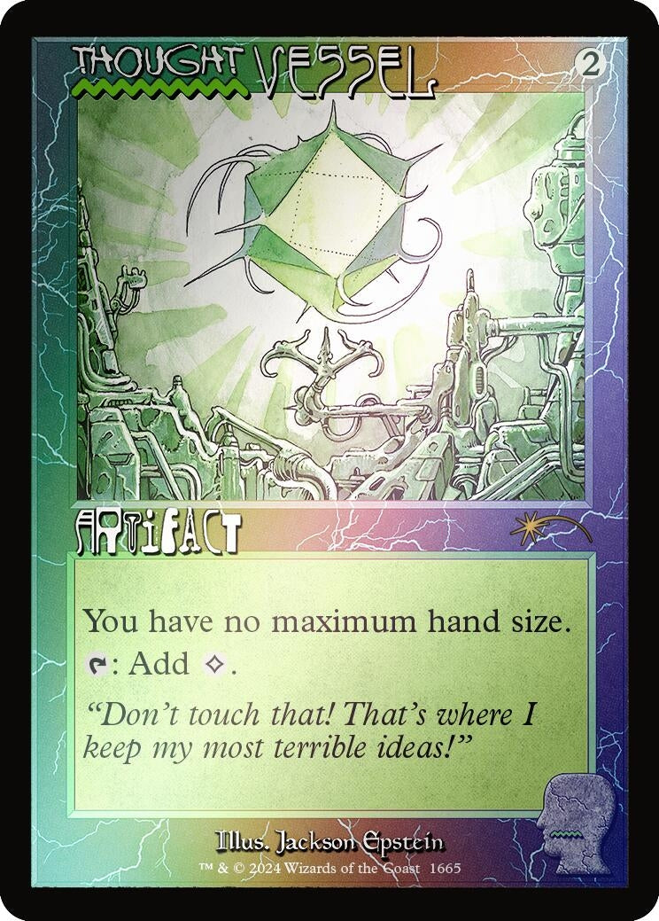 Image for Thought Vessel (1665) (Rainbow Foil) (1665) [Secret Lair Drop Series] - Magic: The Gathering