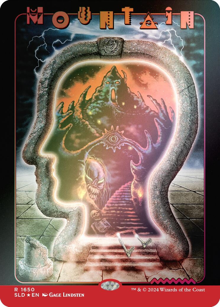 Image for Mountain (1650) (Rainbow Foil) (1650) [Secret Lair Drop Series] - Magic: The Gathering