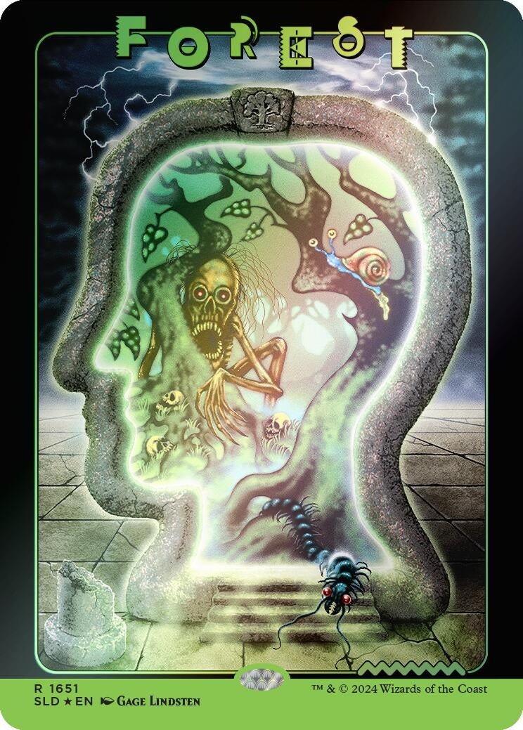 Image for Forest (1651) (Rainbow Foil) (1651) [Secret Lair Drop Series] - Magic: The Gathering