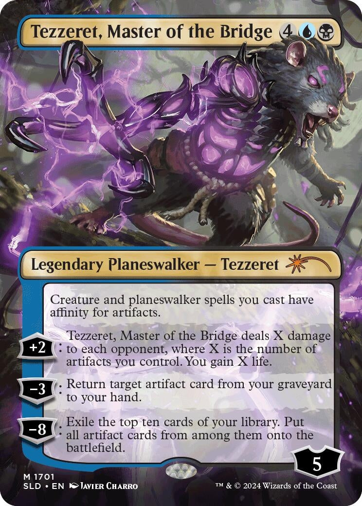 Image for Tezzeret, Master of the Bridge (1701) [Secret Lair Drop Series] - Magic: The Gathering