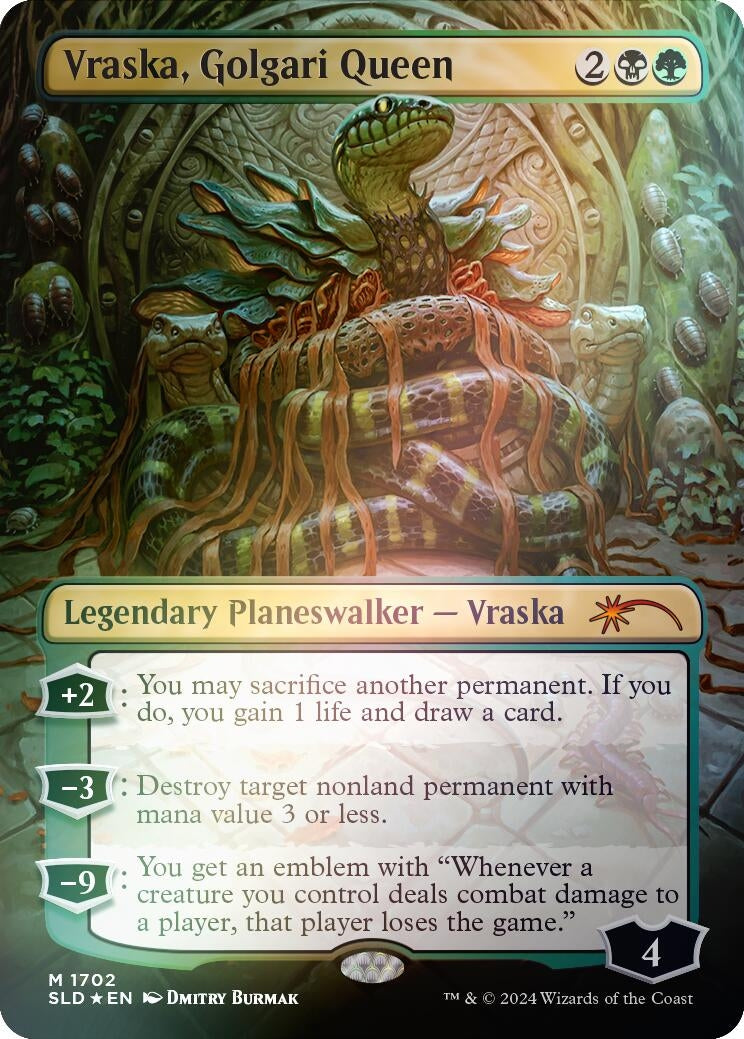 Image for Vraska, Golgari Queen (1702) (Rainbow Foil) (1702) [Secret Lair Drop Series] - Magic: The Gathering