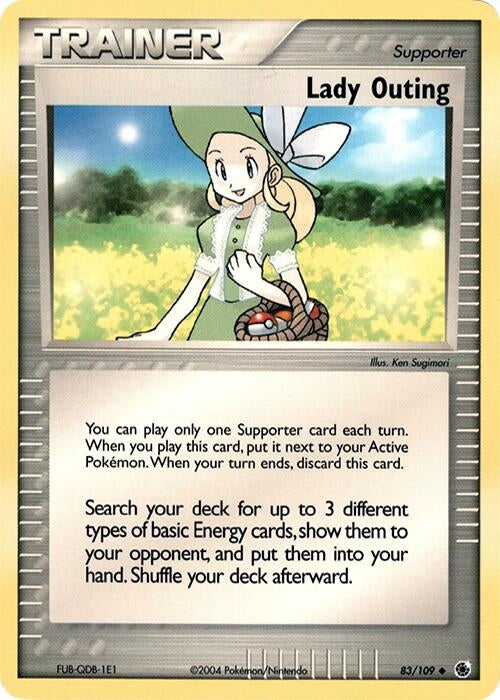 Image for Lady Outing - 83/109 (No E-Reader) (83/109) [Deck Exclusives] - Pokemon