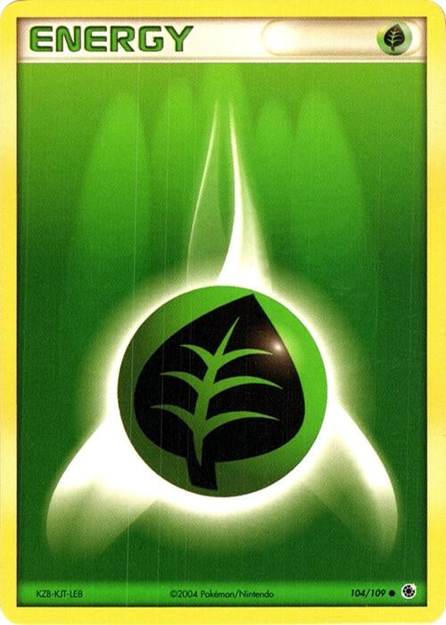 Image for Grass Energy - 104/109 (No E-Reader) (104/109) [Deck Exclusives] - Pokemon