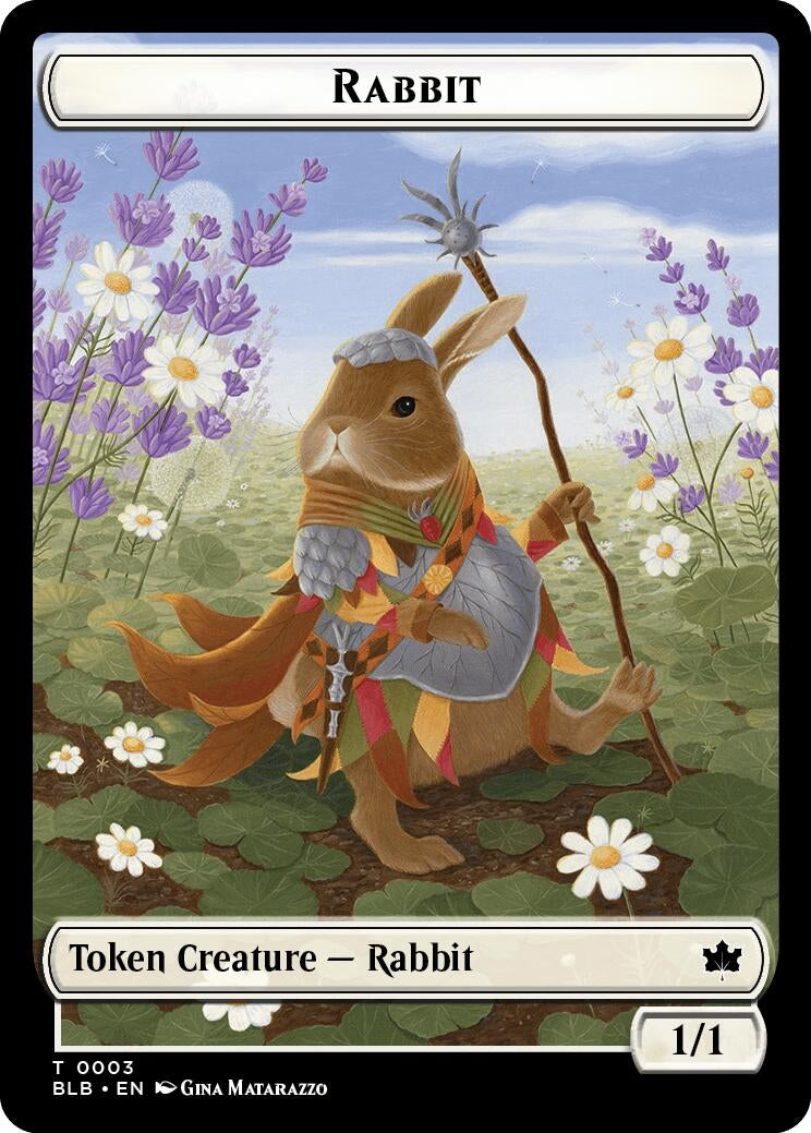 Image for Rabbit // Treasure Double-Sided Token (3 // 29) [Bloomburrow] - Magic: The Gathering