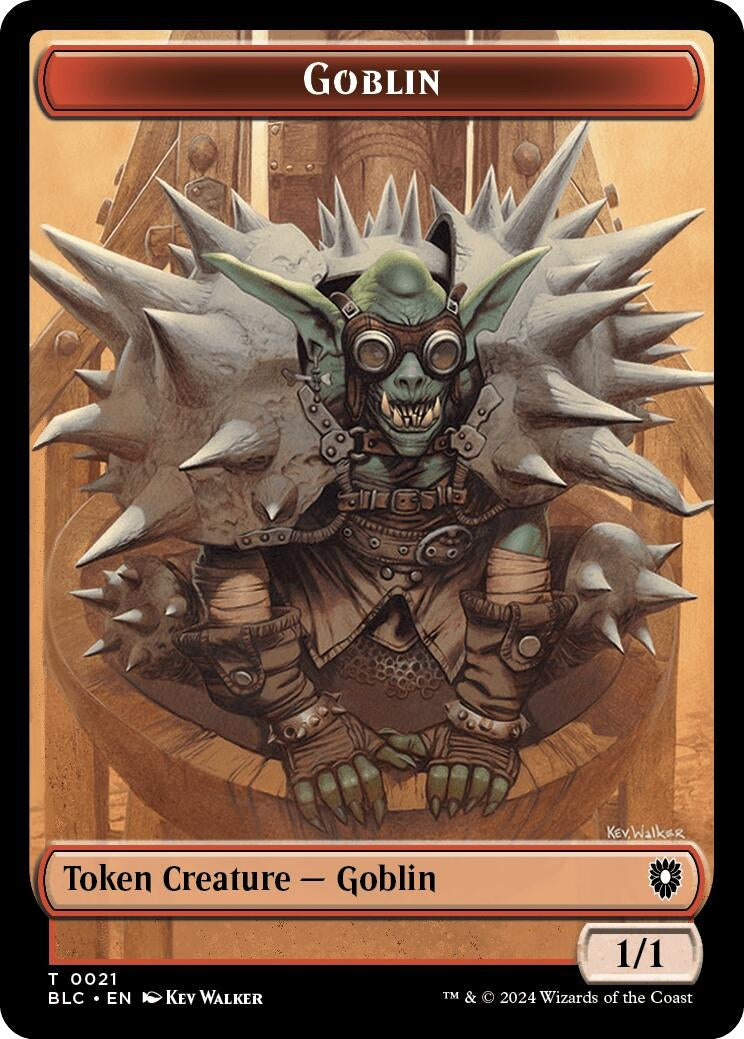 Image for Goblin // Thopter Double-Sided Token (21 // 39) [Bloomburrow] - Magic: The Gathering