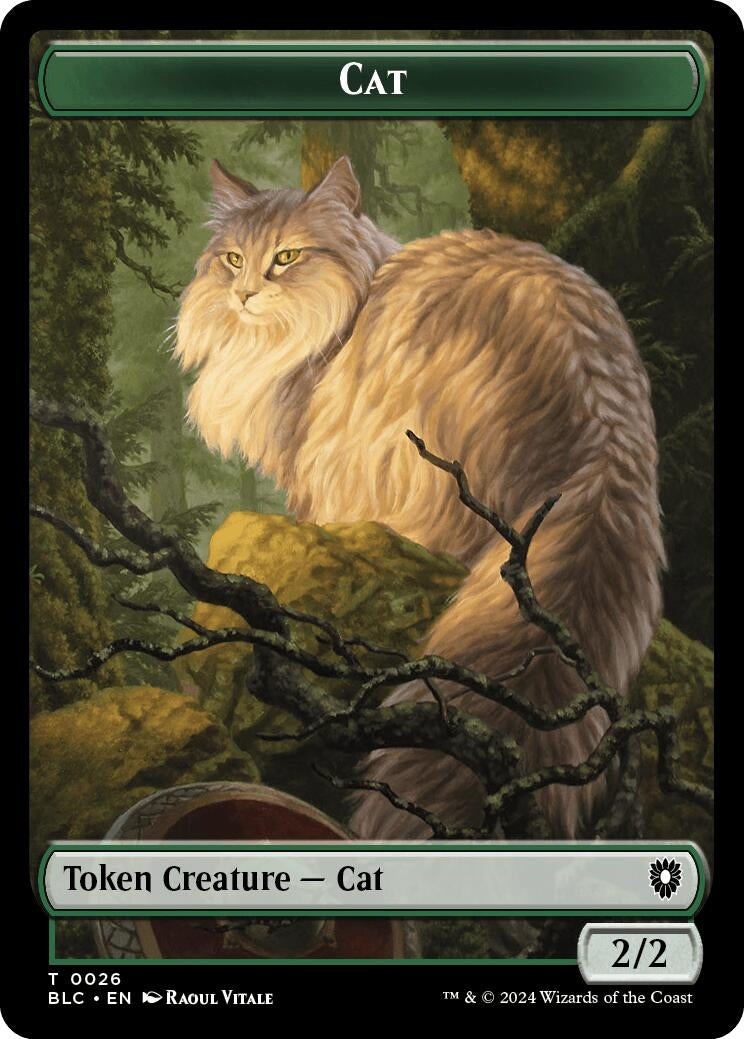 Image for Cat // Treasure Double-Sided Token (26 // 29) [Bloomburrow] - Magic: The Gathering