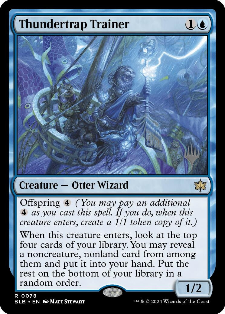 Image for Thundertrap Trainer (78) [Bloomburrow] - Magic: The Gathering