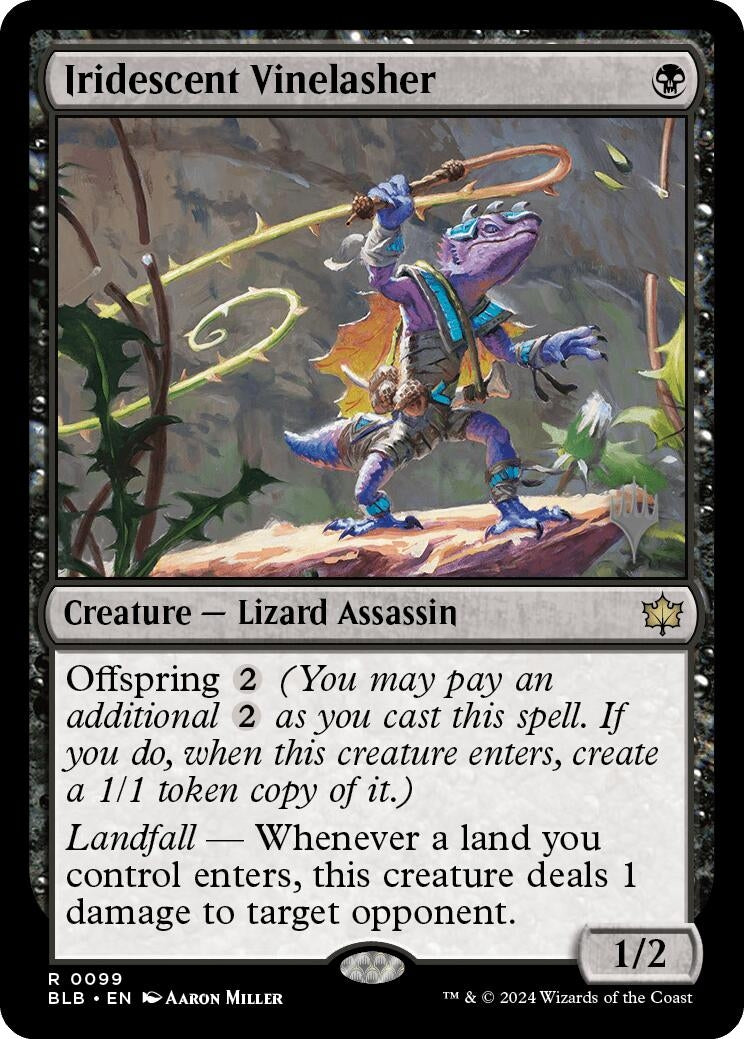Image for Iridescent Vinelasher (99) [Bloomburrow] - Magic: The Gathering