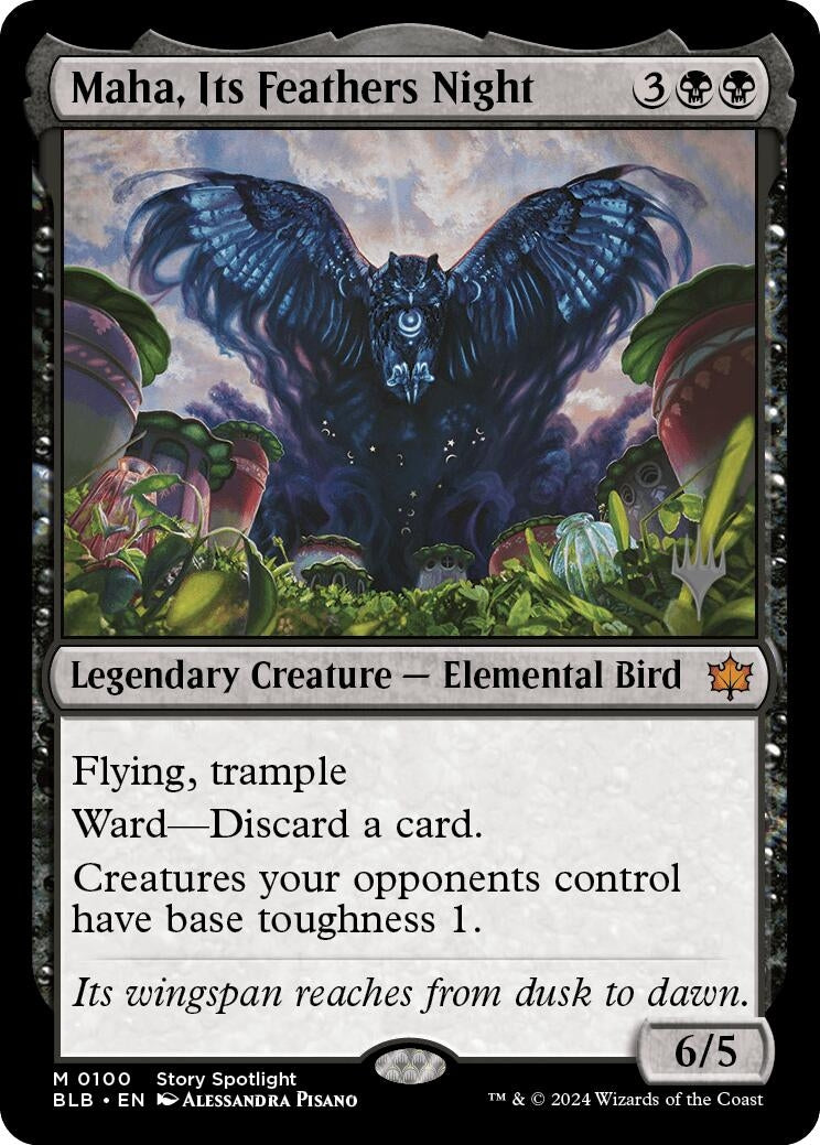 Image for Maha, Its Feathers Night (100) [Bloomburrow] - Magic: The Gathering