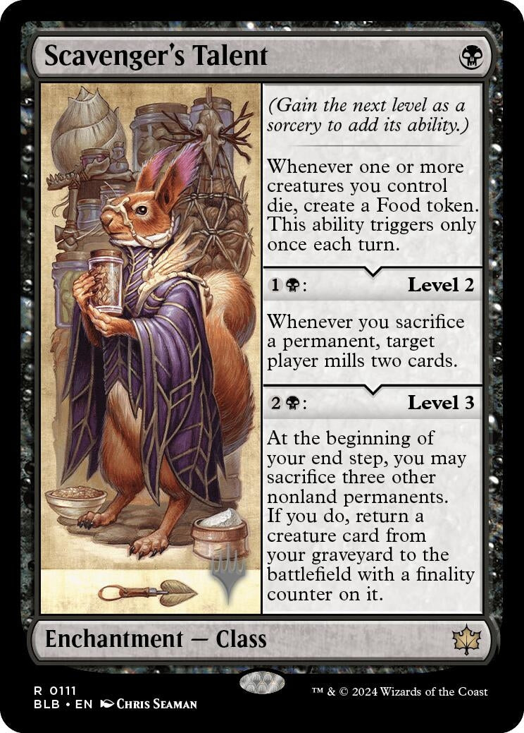 Image for Scavenger's Talent (111) [Bloomburrow] - Magic: The Gathering