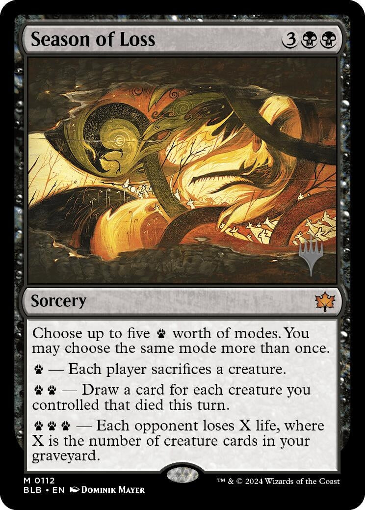 Image for Season of Loss (112) [Bloomburrow] - Magic: The Gathering