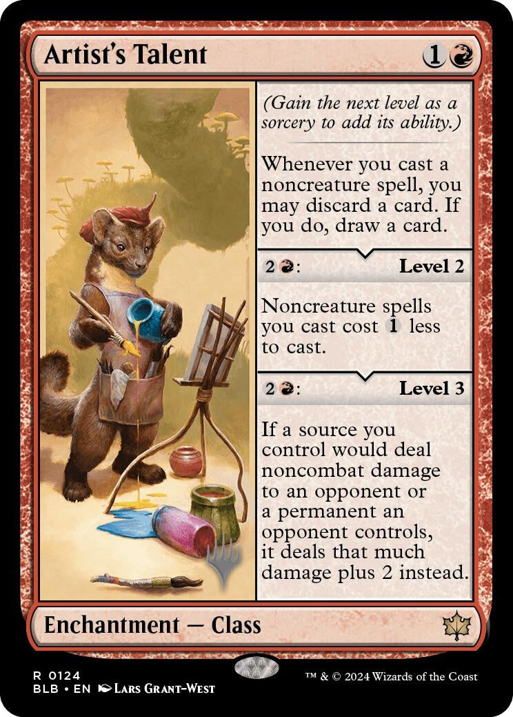 Artist's Talent (124) [Promo Pack: Bloomburrow]
