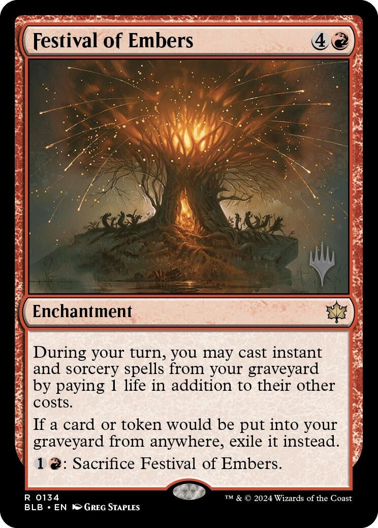 Image for Festival of Embers (134) [Bloomburrow] - Magic: The Gathering