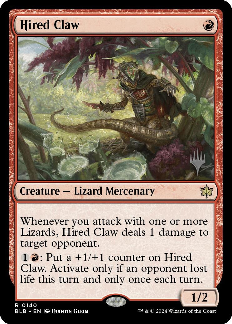 Image for Hired Claw (140) [Bloomburrow] - Magic: The Gathering