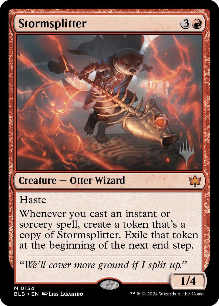 Image for Stormsplitter (154) [Bloomburrow] - Magic: The Gathering