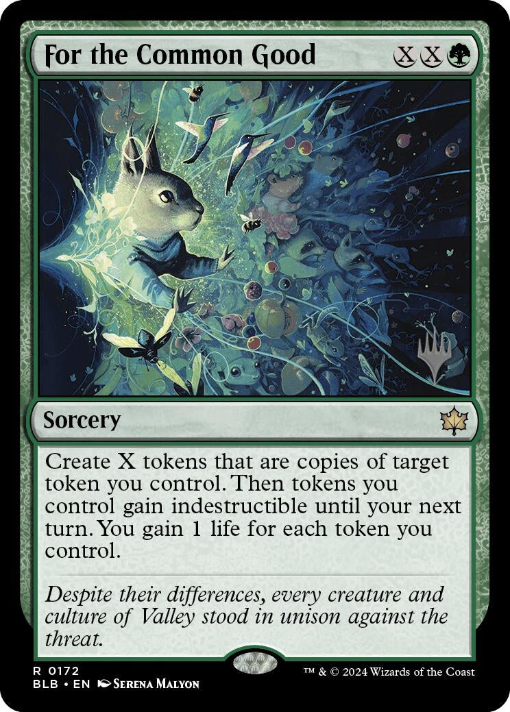 Image for For the Common Good (172) [Bloomburrow] - Magic: The Gathering