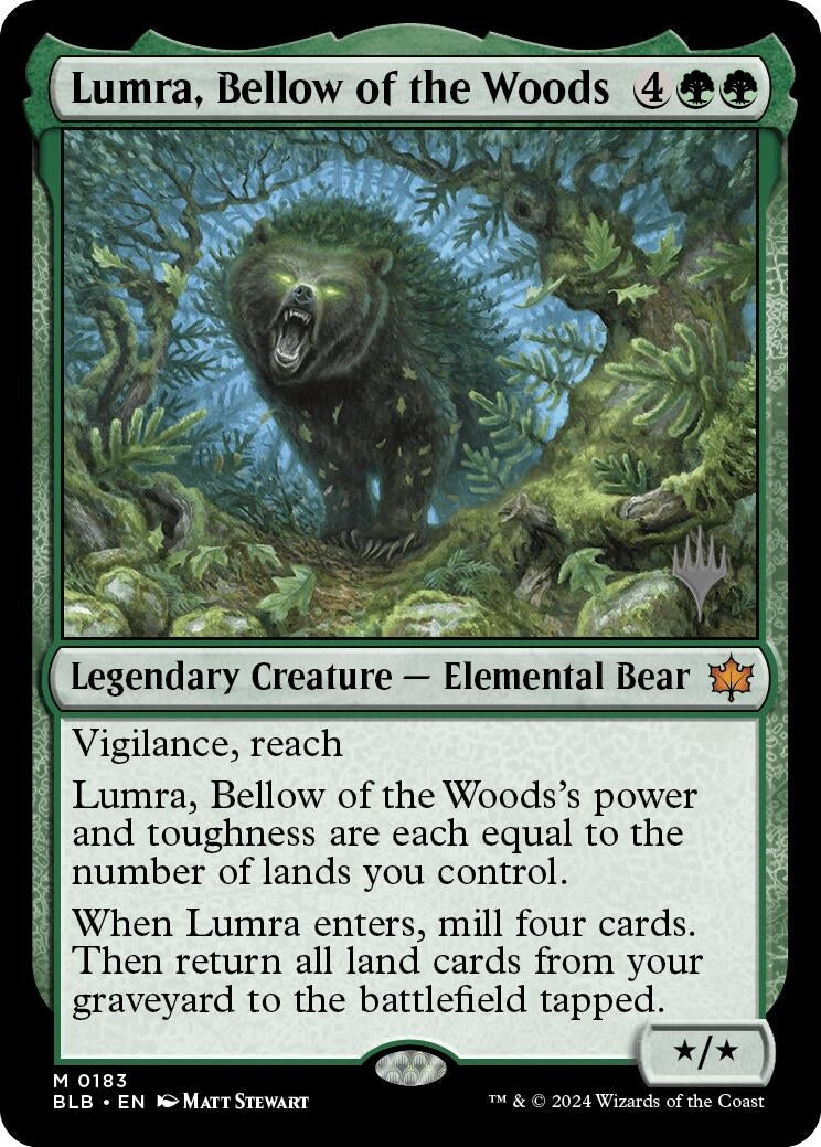 Image for Lumra, Bellow of the Woods (183) [Bloomburrow] - Magic: The Gathering
