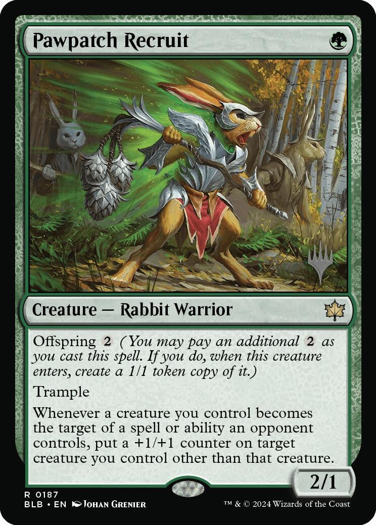 Image for Pawpatch Recruit (187) [Bloomburrow] - Magic: The Gathering