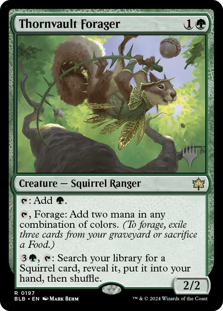 Image for Thornvault Forager (197) [Bloomburrow] - Magic: The Gathering