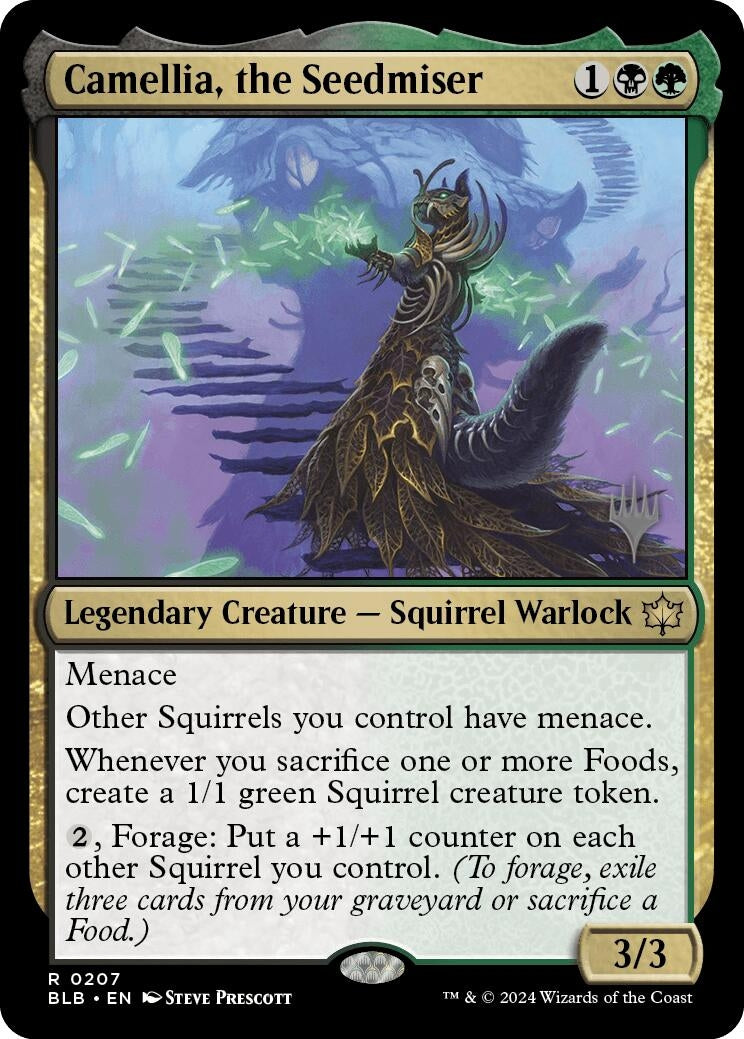 Image for Camellia, the Seedmiser (207) [Bloomburrow] - Magic: The Gathering