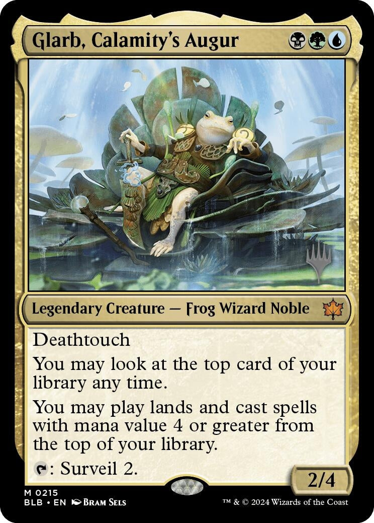Glarb, Calamity's Augur (215) [Promo Pack: Bloomburrow]