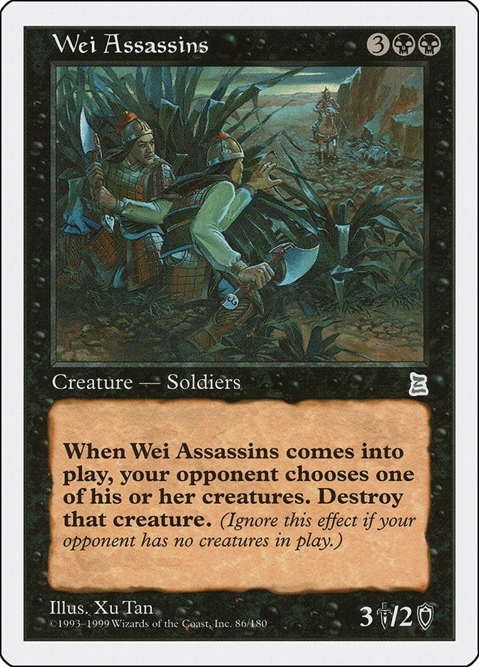 Image for Wei Assassins (86) [Portal Three Kingdoms] - Magic: The Gathering