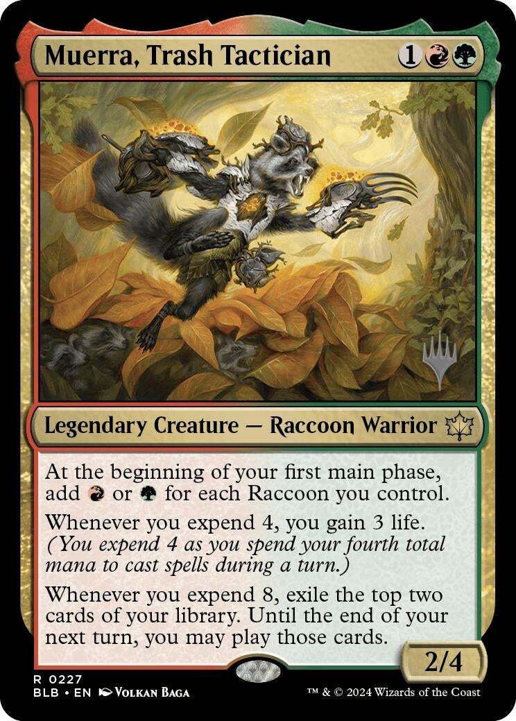 Image for Muerra, Trash Tactician (227) [Bloomburrow] - Magic: The Gathering