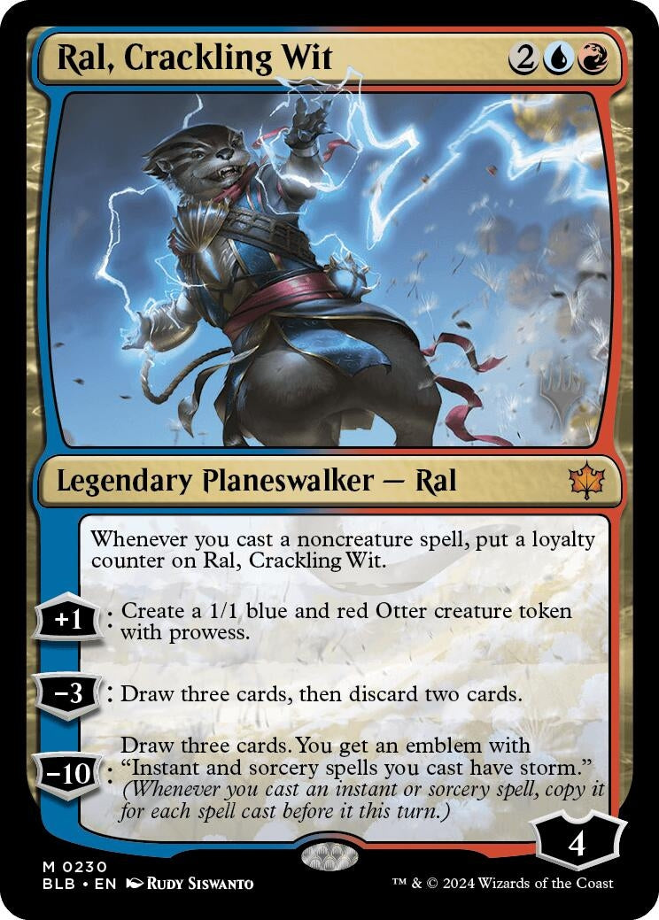Image for Ral, Crackling Wit (230) [Bloomburrow] - Magic: The Gathering
