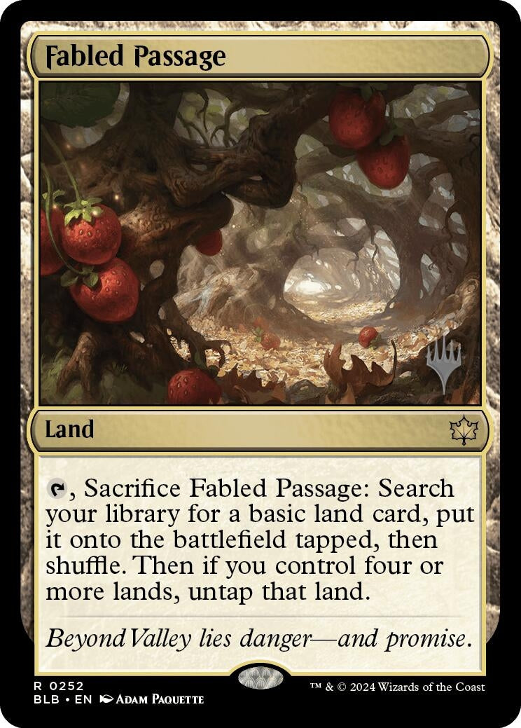 Image for Fabled Passage (252) [Bloomburrow] - Magic: The Gathering