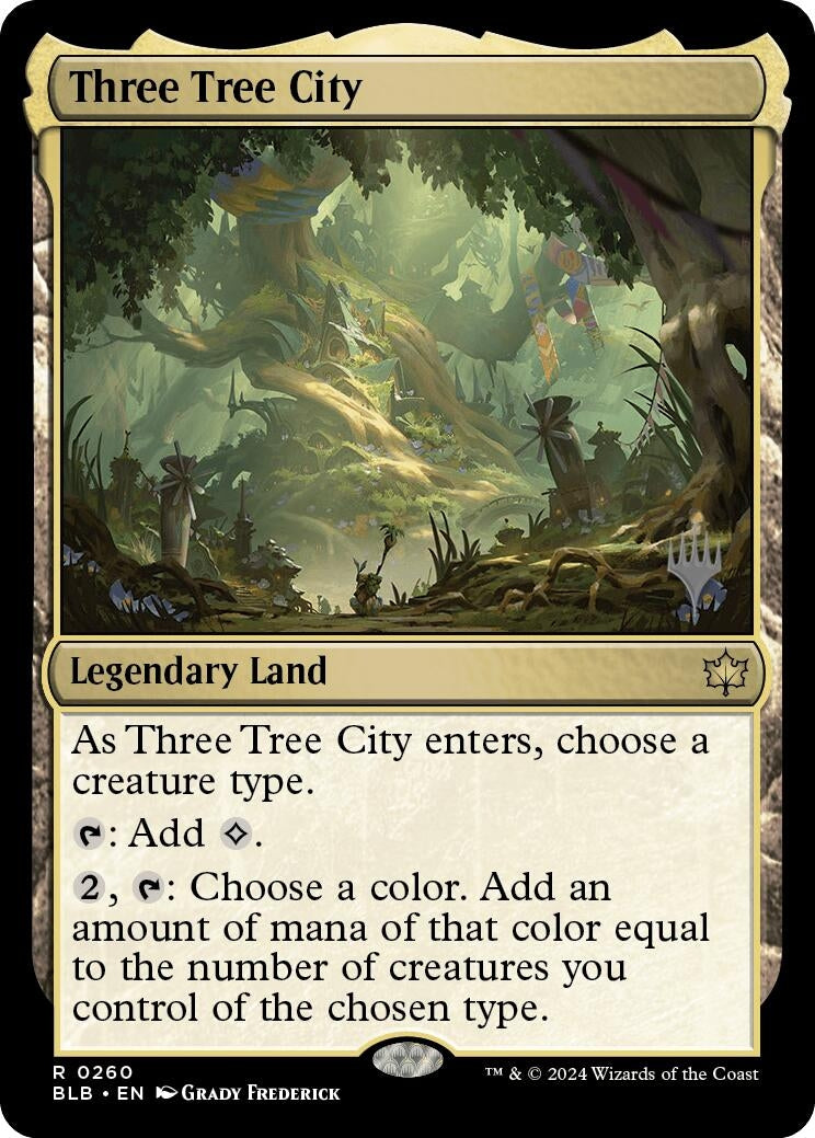 Image for Three Tree City (260) [Bloomburrow] - Magic: The Gathering