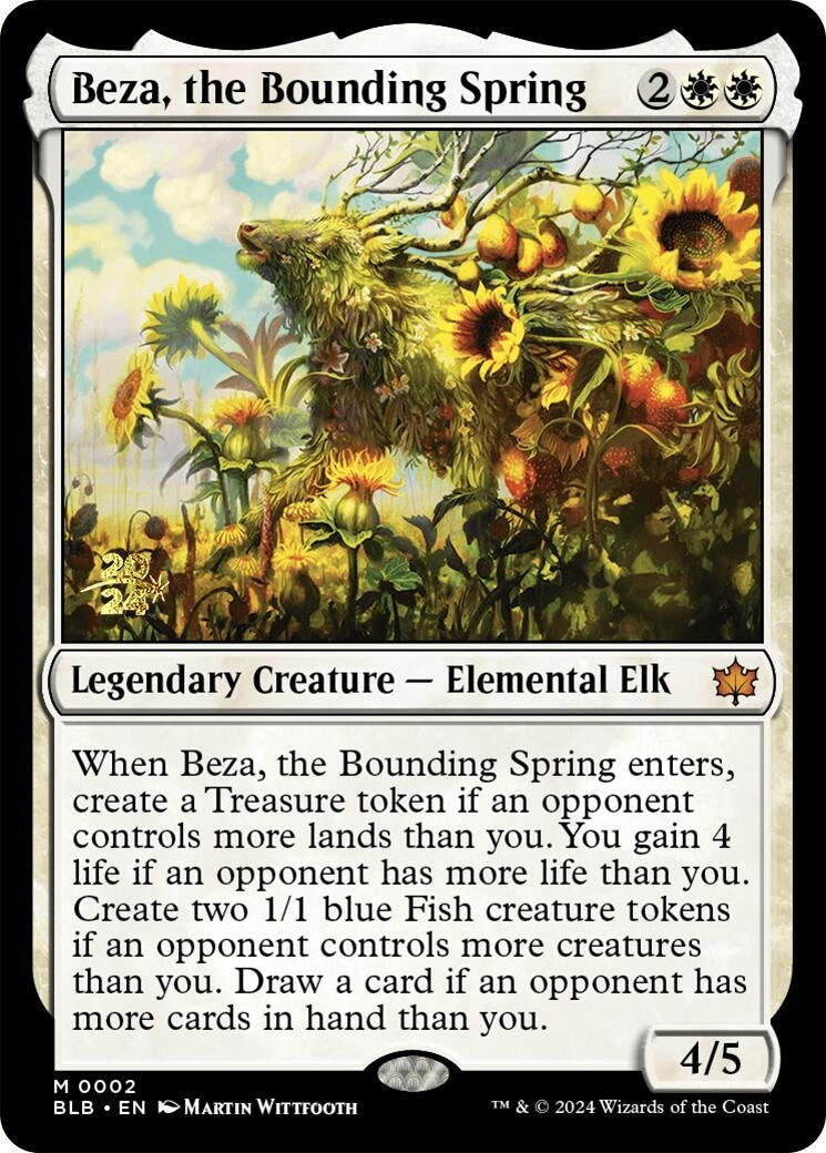 Image for Beza, the Bounding Spring (2) [Prerelease Cards] - Magic: The Gathering