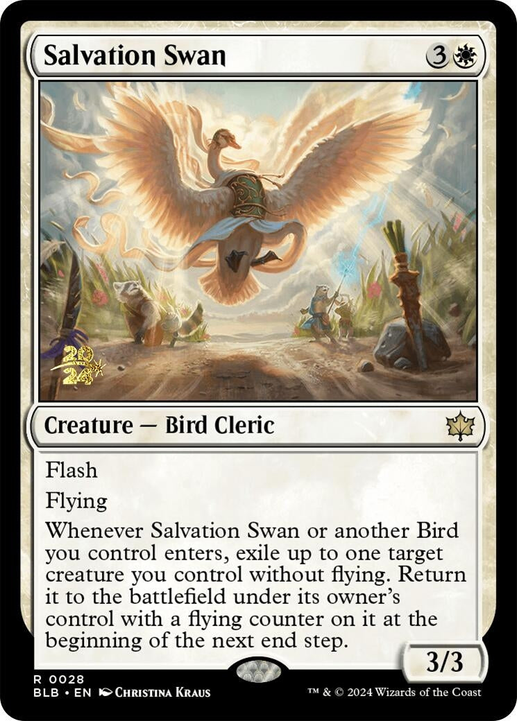 Image for Salvation Swan (28) [Prerelease Cards] - Magic: The Gathering