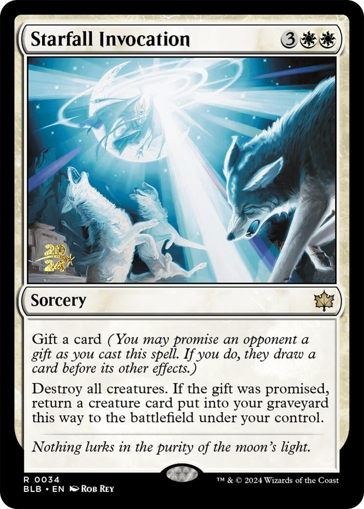 Image for Starfall Invocation (34) [Prerelease Cards] - Magic: The Gathering