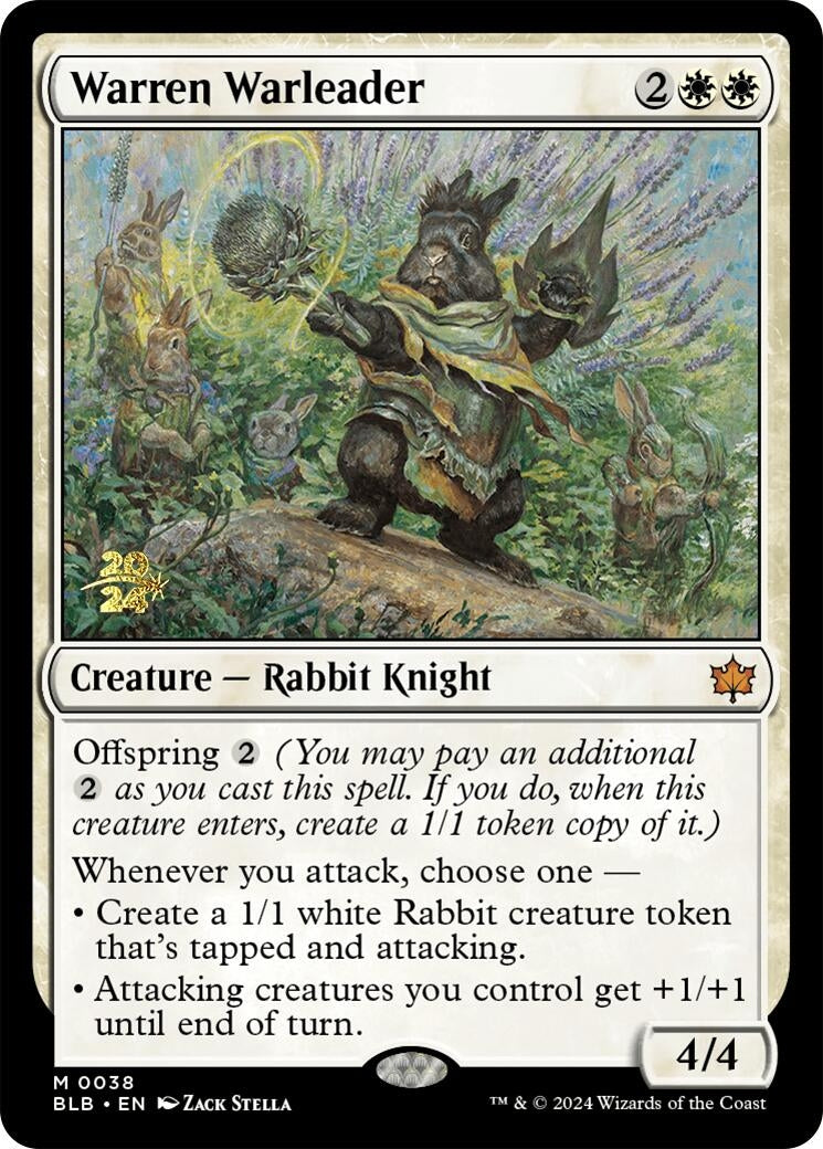 Image for Warren Warleader (38) [Prerelease Cards] - Magic: The Gathering